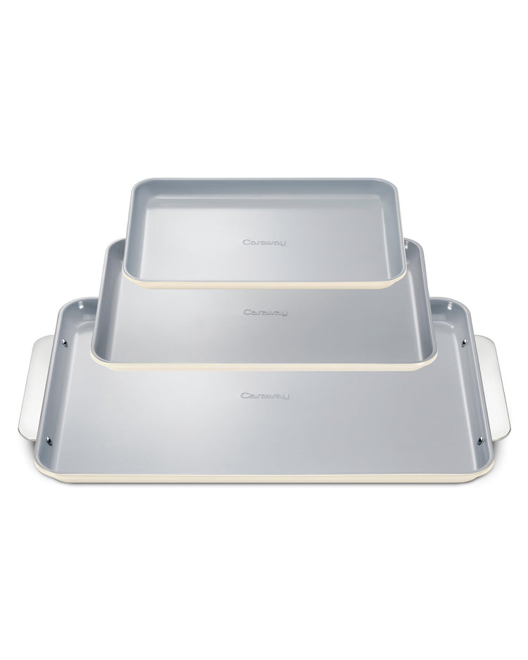 Non Stick Ceramic Baking Sheet Trio (3 Count)