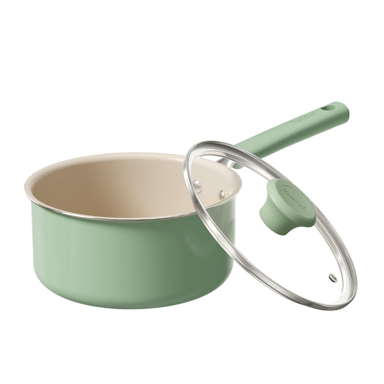 Ceramic Nonstick Saucepan with Lid