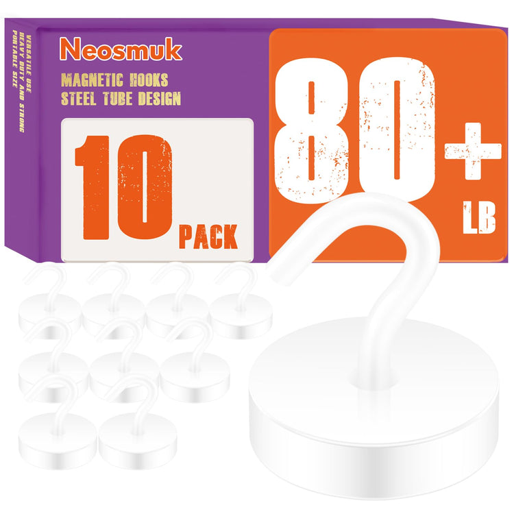Magnetic Hooks Steel Tube Design for Cruise (10 Count)