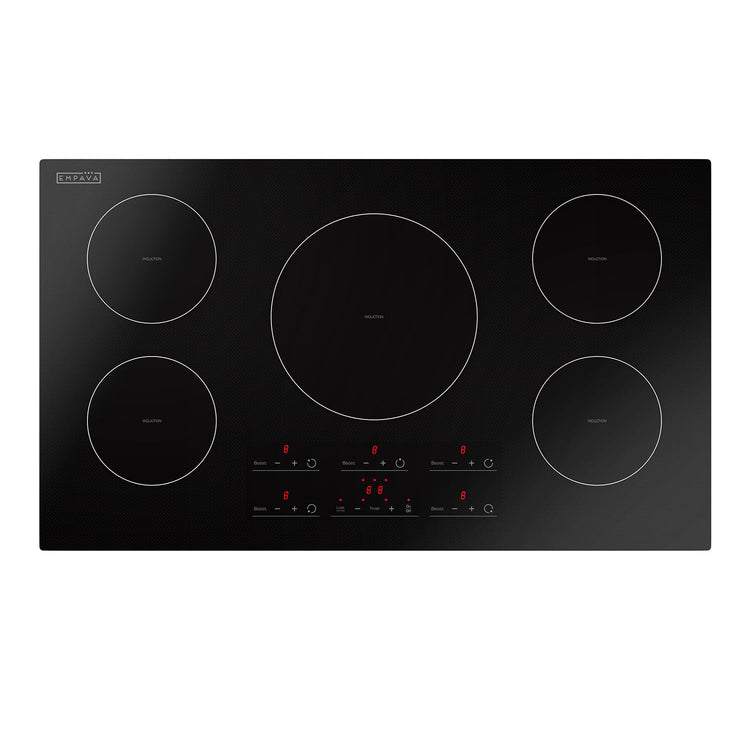Ease 36“ Induction Cooktop 5 Burner (5 Zones)