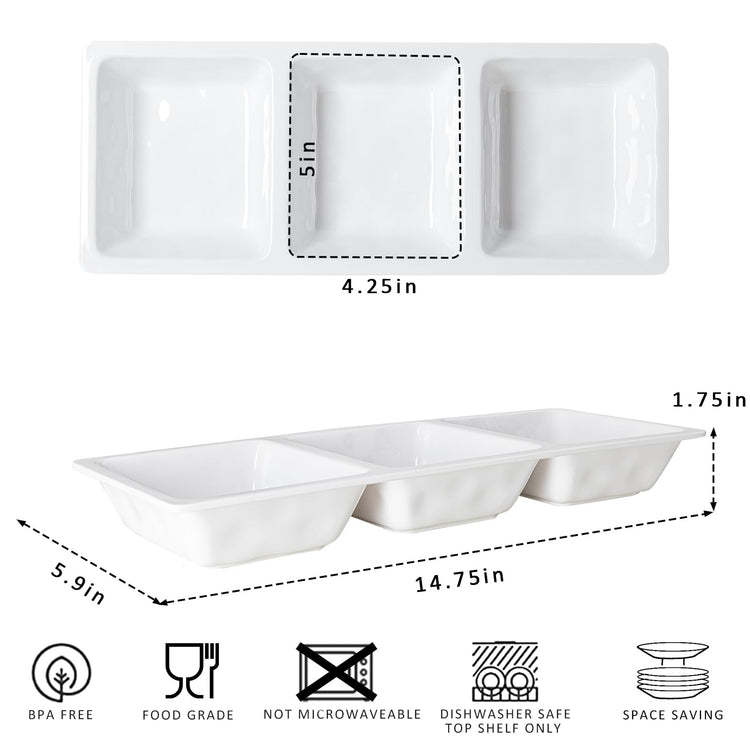 Divided Serving Tray (2 Count)