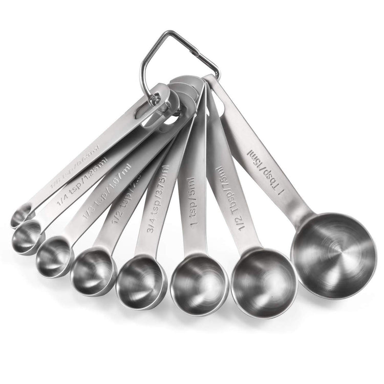 18 8 Stainless Steel Measuring Spoons Set of 8