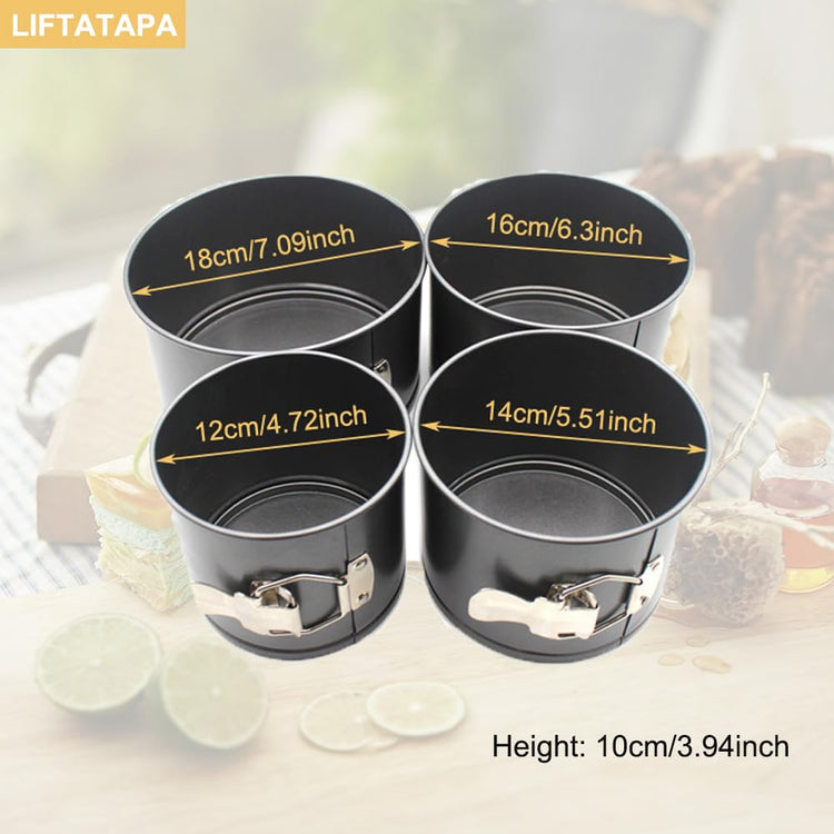 4Pcs Springform Pan (4 Count)