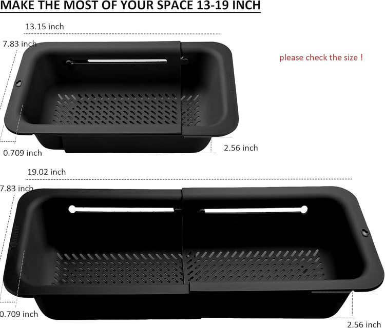 Collapsible Colander for Kitchen