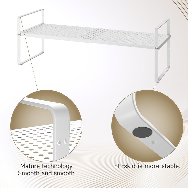 16.5~27.1" Expandable Shelf with Hole (16 Count)
