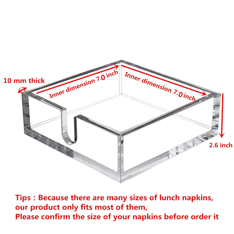 Acrylic Luncheon Napkin Holder