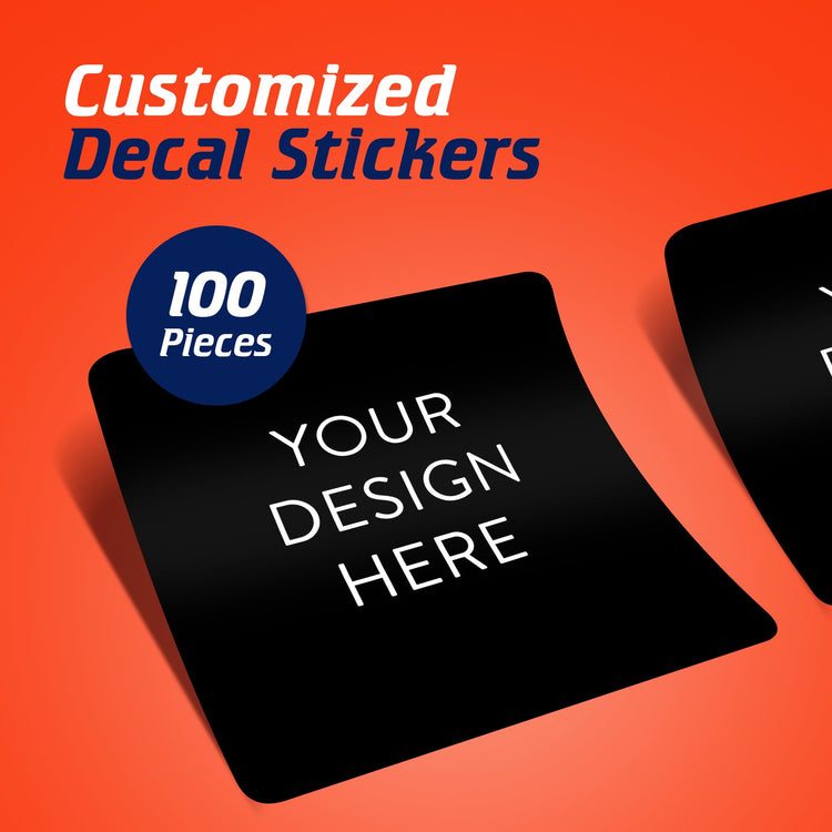 Custom Vinyl Stickers Your Image (100 Count)