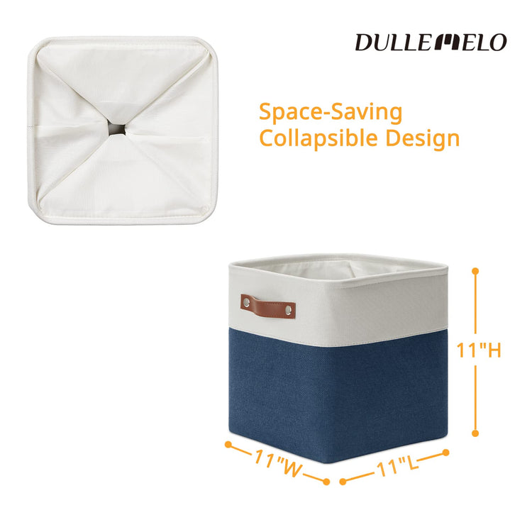 Set of 4 Storage Cubes Baskets for Organizing (4 Count)