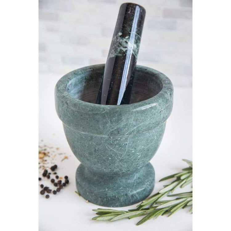 Marble Mortar and Pestle