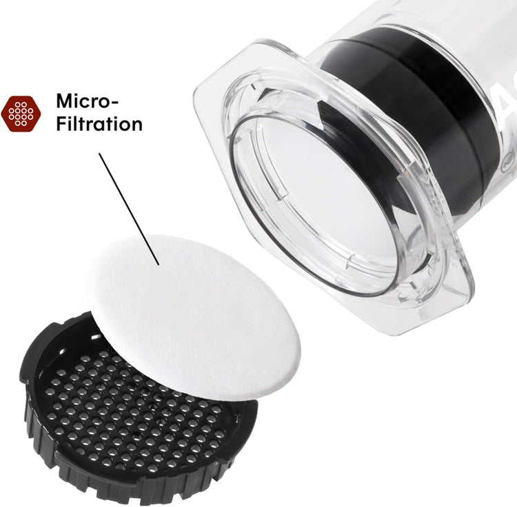 AeroPress Clear XL Coffee Press – 3 in 1 Brew Combines French Press, Pourover, Espresso, Full bodied smooth coffee without grit or bitterness, Portable Coffee Maker for Home, Office, Camping & Travel