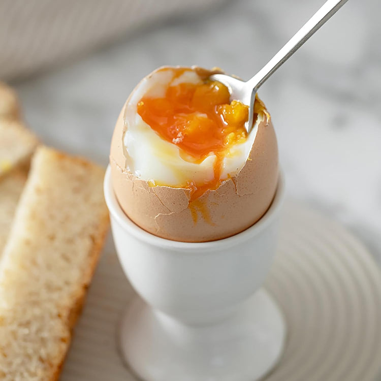 Egg Cups Set of 6 Ceramic Egg Stand Holder Kitchen Egg Cup Small Fruit Cup Snack Candy Cup Egg Cups for Soft Boiled Eggs Breakfast Party Dinning 2.56 x 1.97 inch