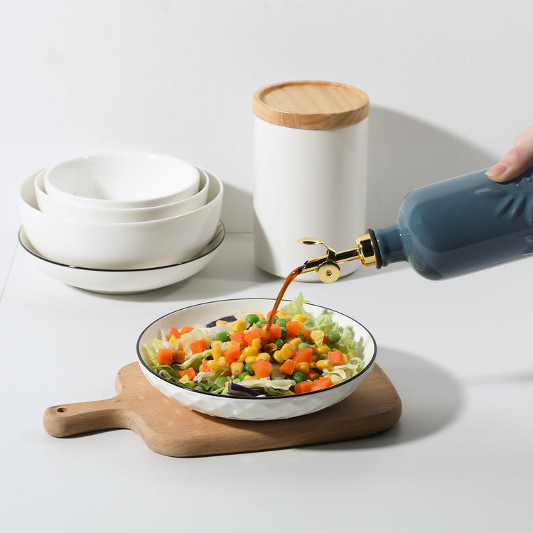 Sweejar 18 Oz Oil Dispenser for Kitchen with Gravity Spout