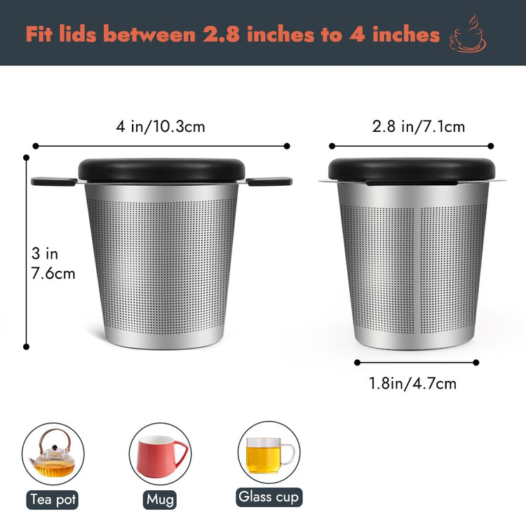 2pcs Tea Infuser for Loose Leaf Tea (2 Count)