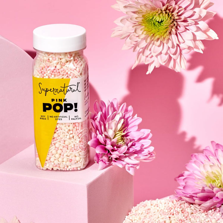 Pink Pop Nonpareils (3 Ounce)