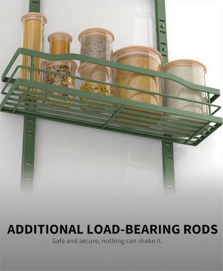 Sage Green 9 Tier Over The Door Pantry Organizer