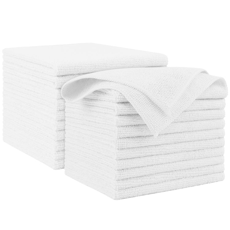White Microfiber Cleaning Cloth 20PK (20 Count)