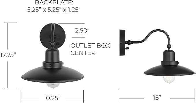 Capital Lighting 634811MB Dewitt Metal Portable Wall Sconce, 1-Light 100 Watts, 18" H x 10" W, Matte Black