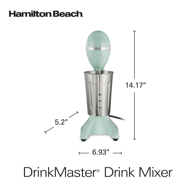 DrinkMaster Retro Milkshake Maker & Electric Drink Mixer
