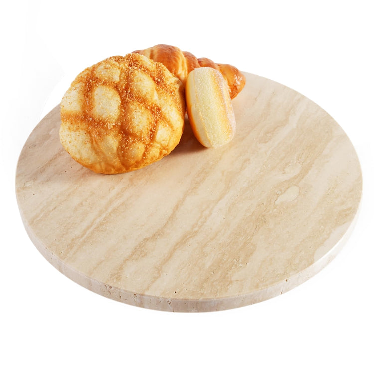 Travertine Lazy Susan for Table Top