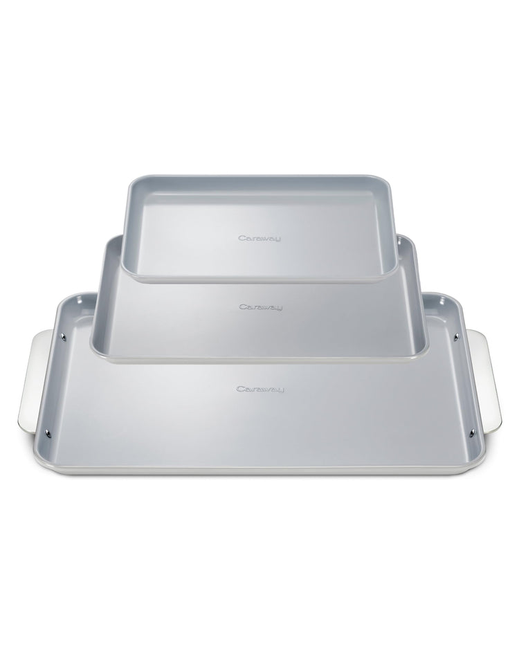 Non Stick Ceramic Baking Sheet Trio (3 Count)