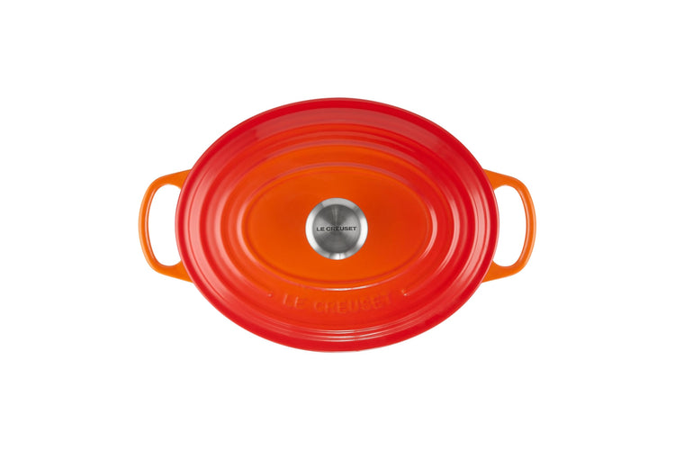 Enameled Cast Iron Oval Dutch Oven