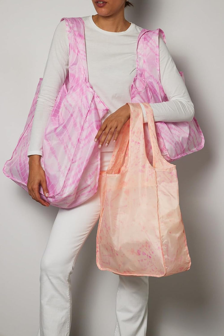 Reusable Grocery Bag - Stylish Shopping Bag for Groceries - Foldable Tote Bag - Medium Size