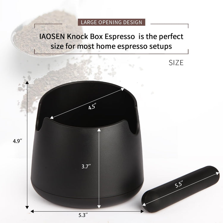 Knock Box Large Capacity Design Espresso Knock Box Shock