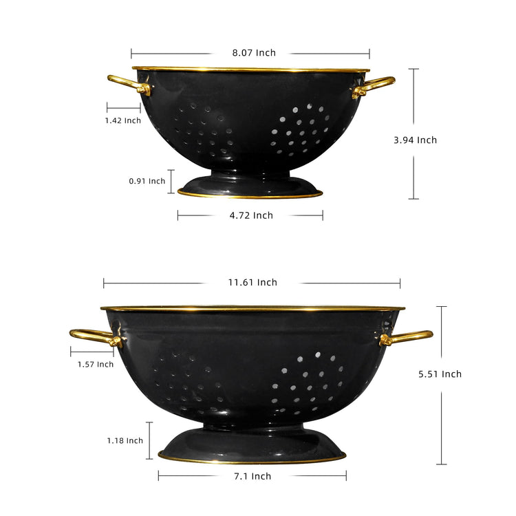 Metal Colander 2 Pack (2 Count)