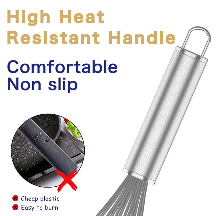 Grey Silicone Whisk Set of 3 (3 Count)