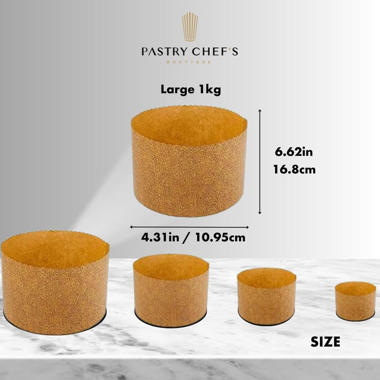 Thin Panettone Paper Pan Mold (6 Count)