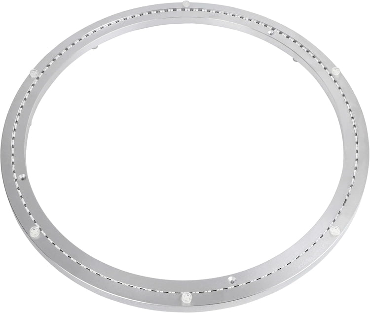 18 Inch Lazy Susan Bearing Aluminum Alloy Rotating Turntable, Non - Slip Mute Metal Bearing Swivel Plate Hardware for Dining and Workbench,660 Pounds Capacity