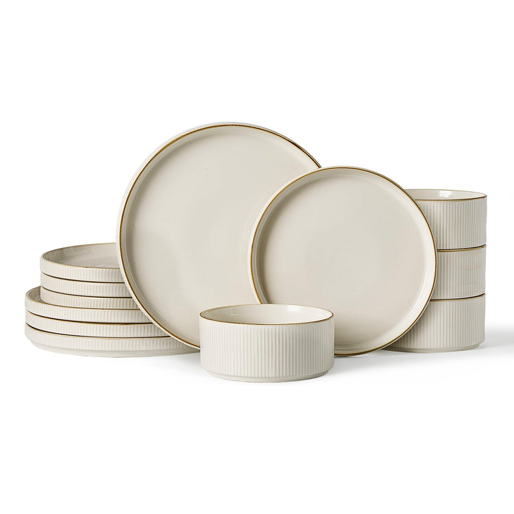 Star Stoneware Dinnerware Sets (12 Count)