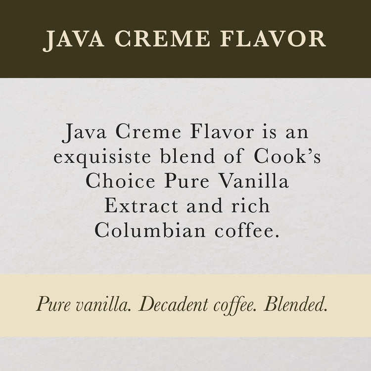 Cook's Java Creme Flavor 32 oz - Nestoria