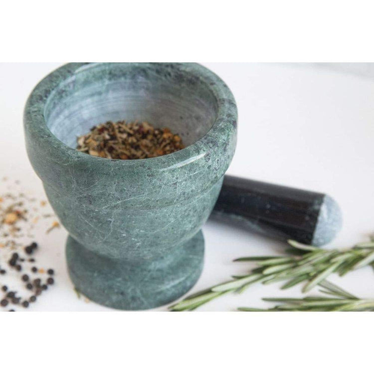 Marble Mortar and Pestle