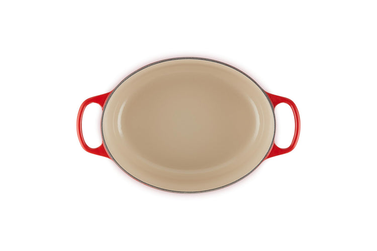 Enameled Cast Iron Oval Dutch Oven