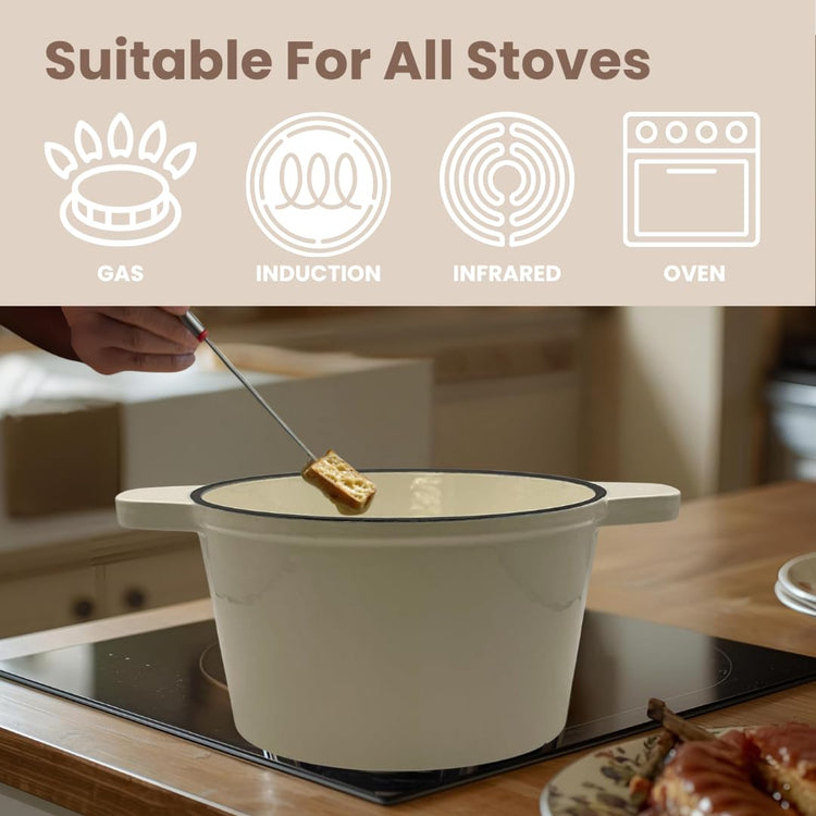 Cast Iron Fondue Set 15