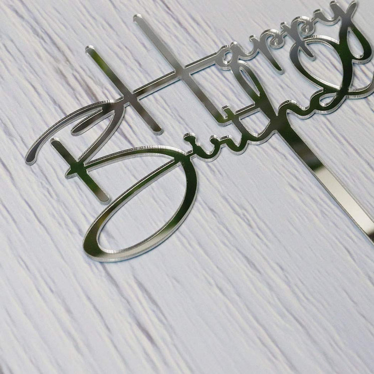 Happy Birthday Cake Topper for Birthday Party Decorations