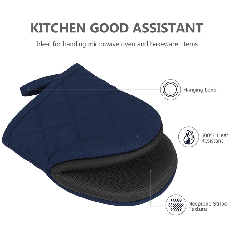 1 Pair Short Oven Mitts
