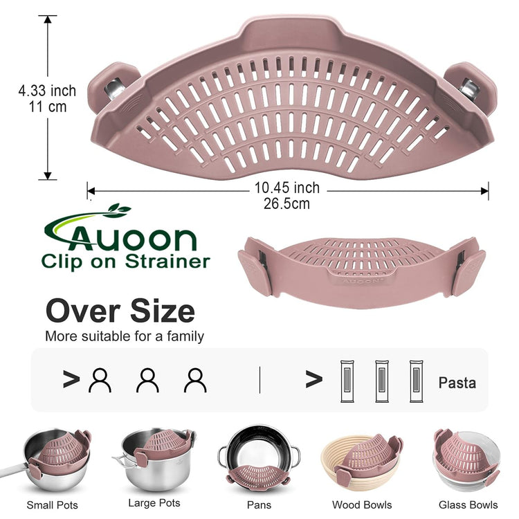 Pot Strainer Clip on Silicone