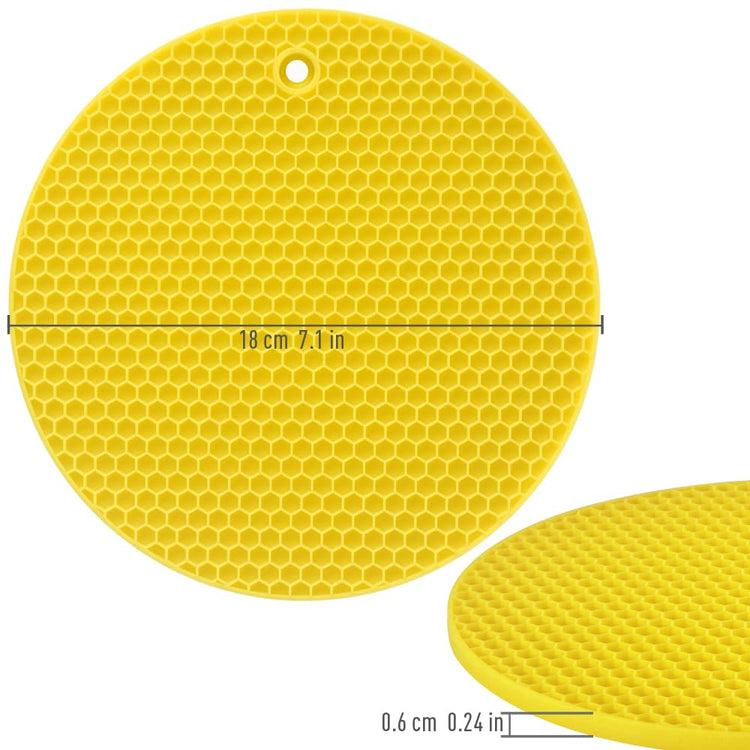 Silicone Trivets Mat (6 Count)