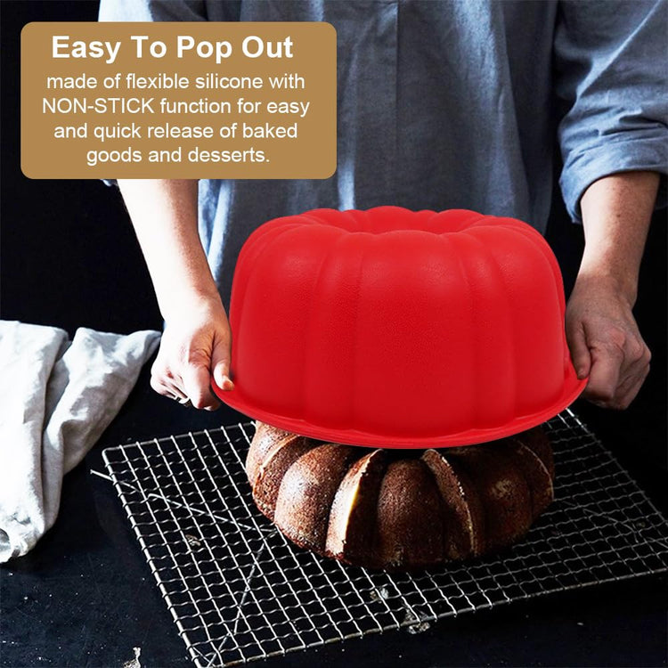 10 Inch Round Silicone Cake Pan