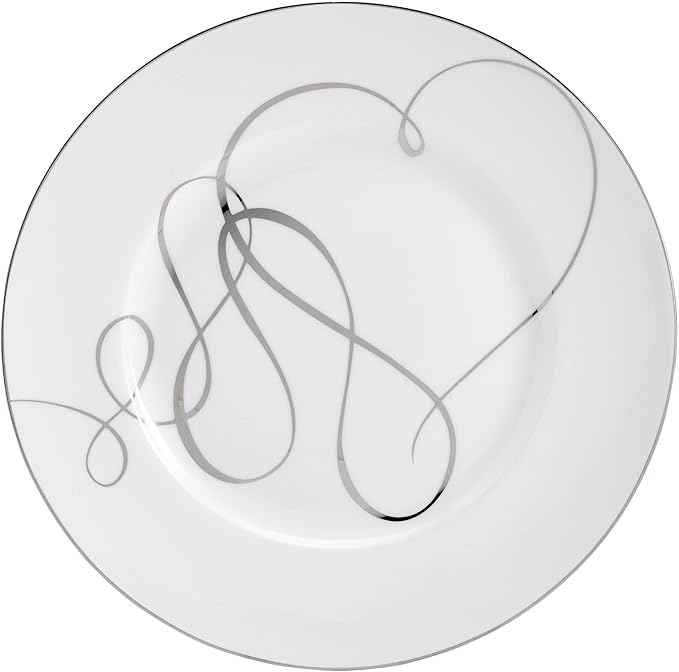 Mikasa Love Story Platinum Banded 24 Piece Dinnerware Set, Service for 8