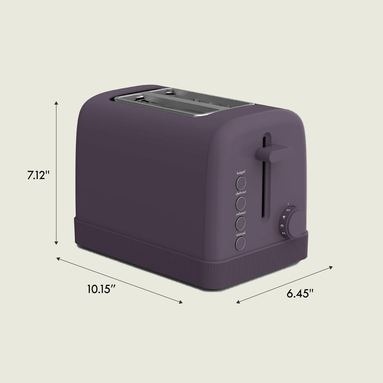 2 Slice Toaster with Extra Wide Slots and 6