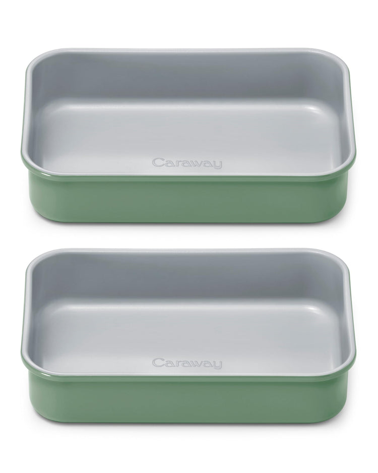 Non Stick 9" x 6.5" Small Rectangle Baking Pan Duo (2 Count)
