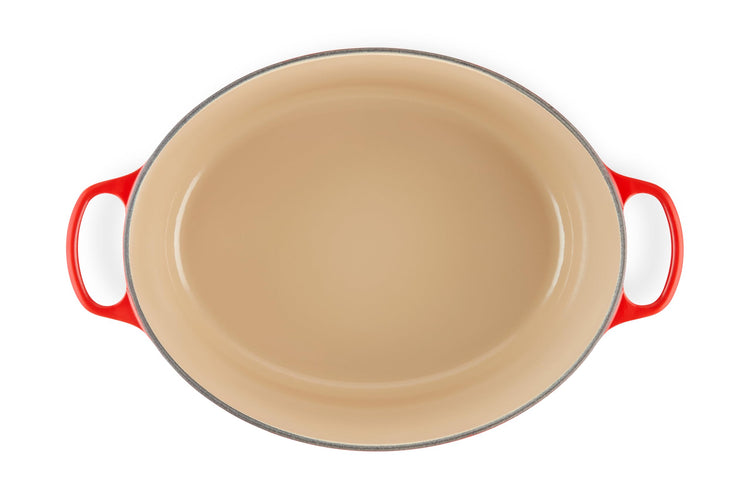 Enameled Cast Iron Oval Dutch Oven