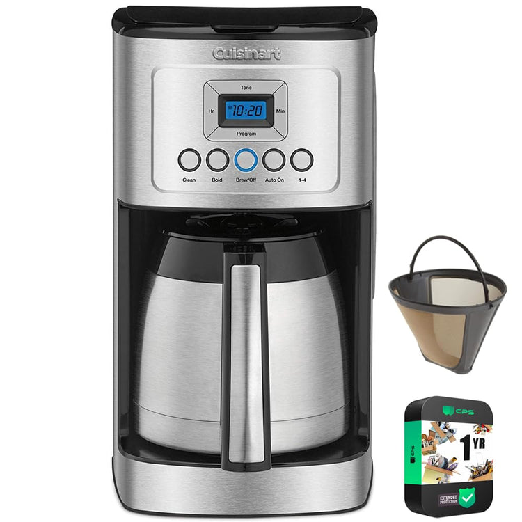 12 Cup Programmable Stainless Steel Thermal Coffee Maker with Thermal Carafe