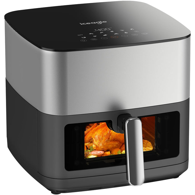 Stainless Steel Air Fryer 9 Quart