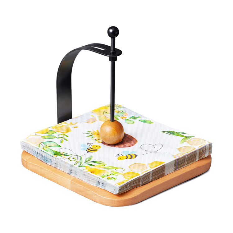 North American Beech Napkin Holder for Table