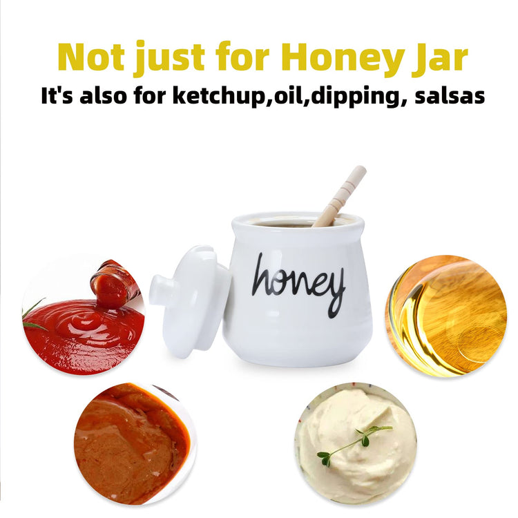 12 oz Honey Jar with Dipper and Lid (12 Ounce)