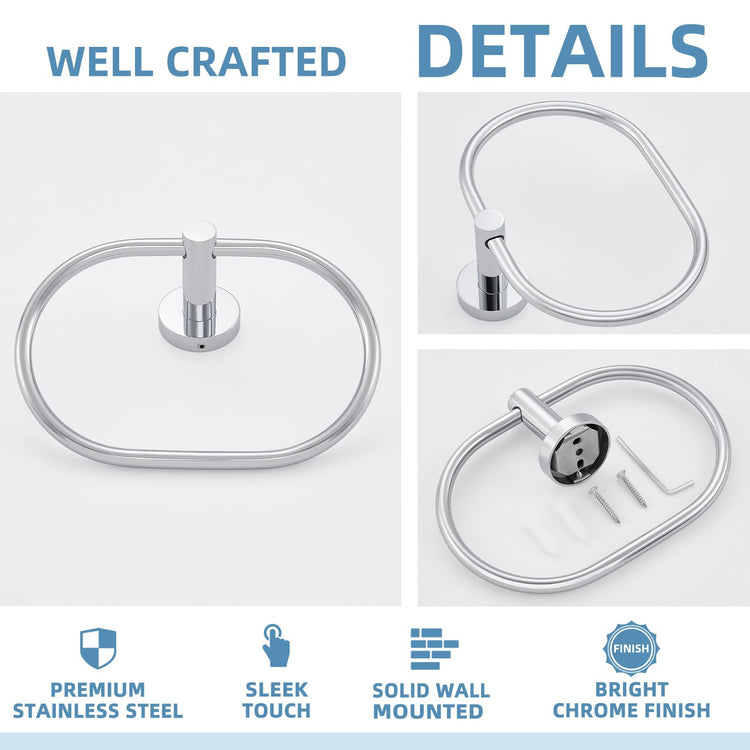 Hand Towel Ring for Bathroom